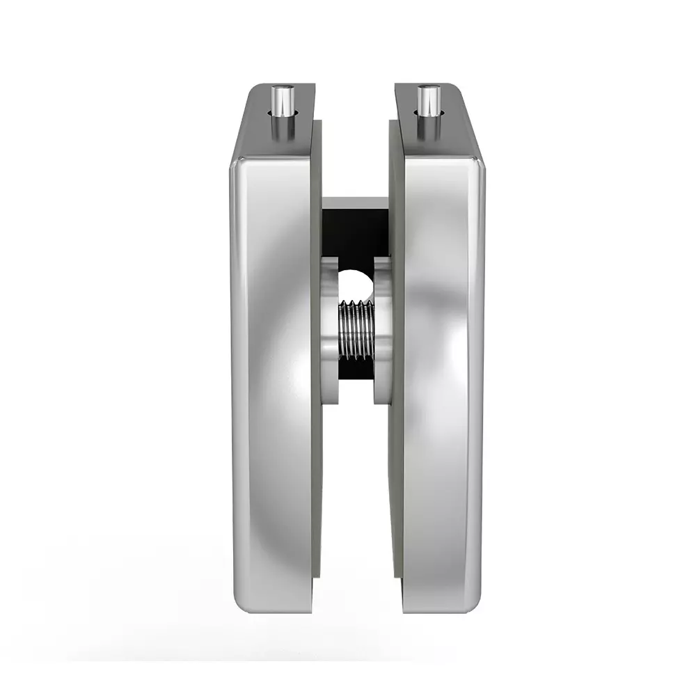 AIDO XL-C 4007A Polished Chrome Finish Corner Connector Glass Door Accessory