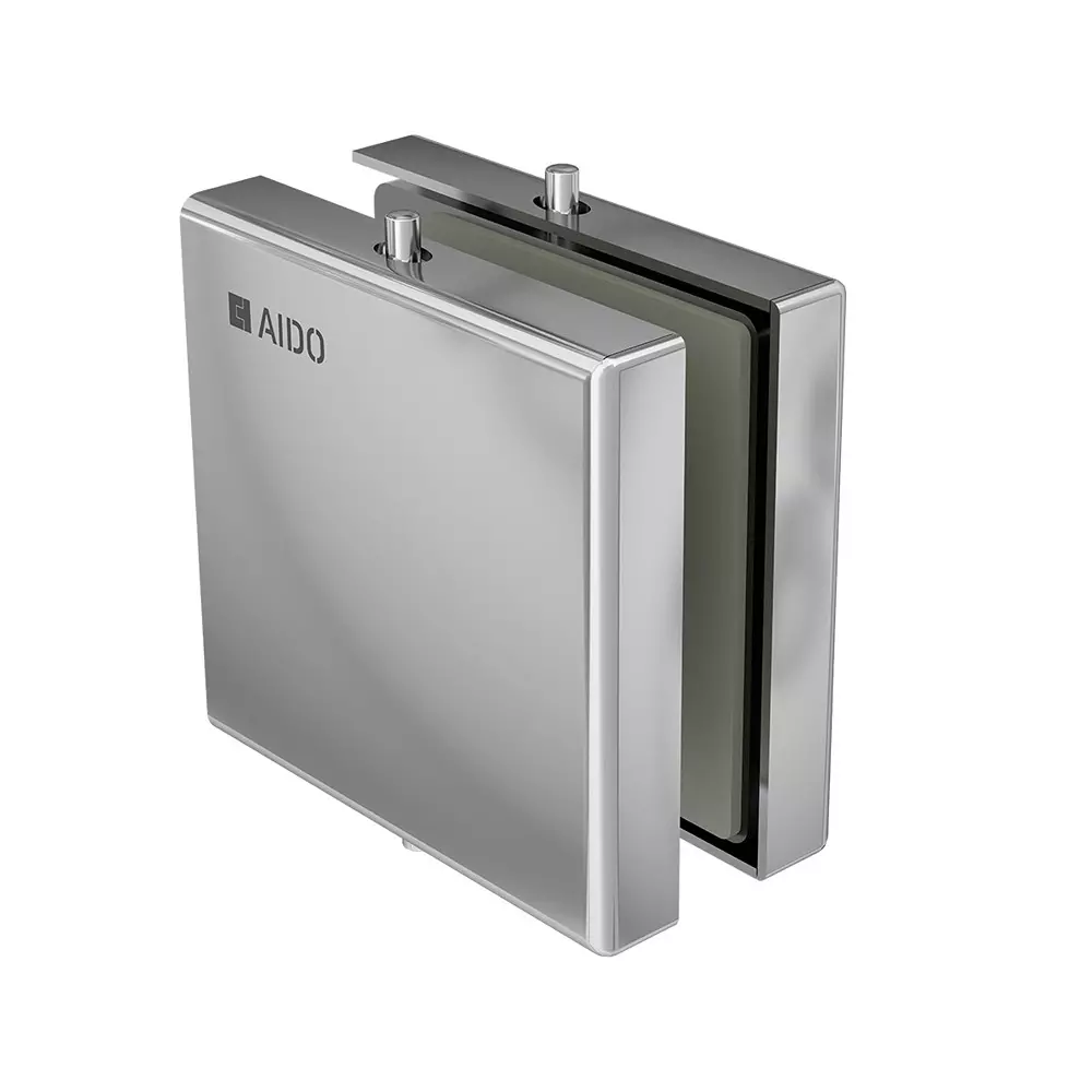 AIDO XL-C 4006A Polished Chrome Finish Central Connector Glass Door Accessory