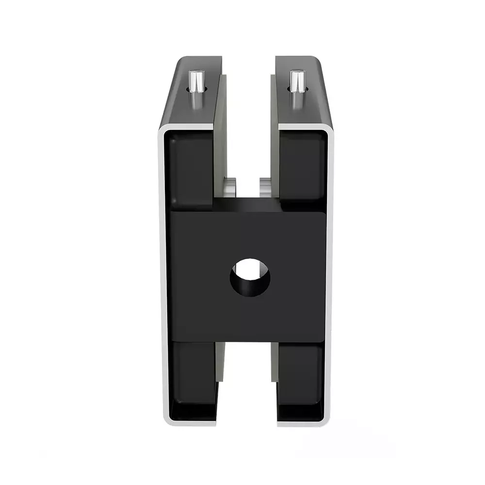 AIDO XL-C 4006A Polished Chrome Finish Central Connector Glass Door Accessory