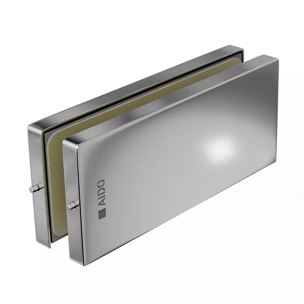AIDO XL-C 4008A Polished Chrome Finish Side Connector Glass Door Accessory