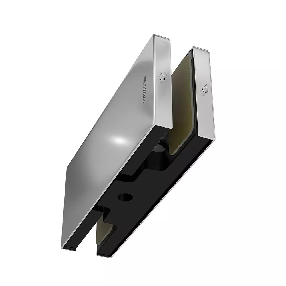 AIDO XL-C 4008A Polished Chrome Finish Side Connector Glass Door Accessory