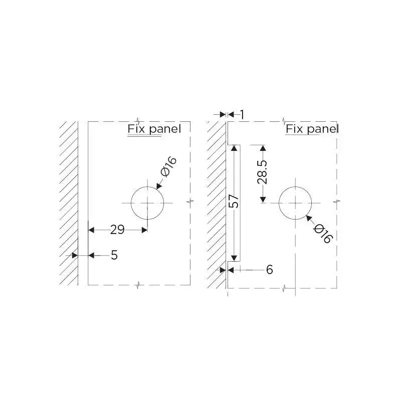 OZONE Glass Connector for Wall / Floor Mounting Polished Stainless Steel Finish, OGC-1E STD PSS