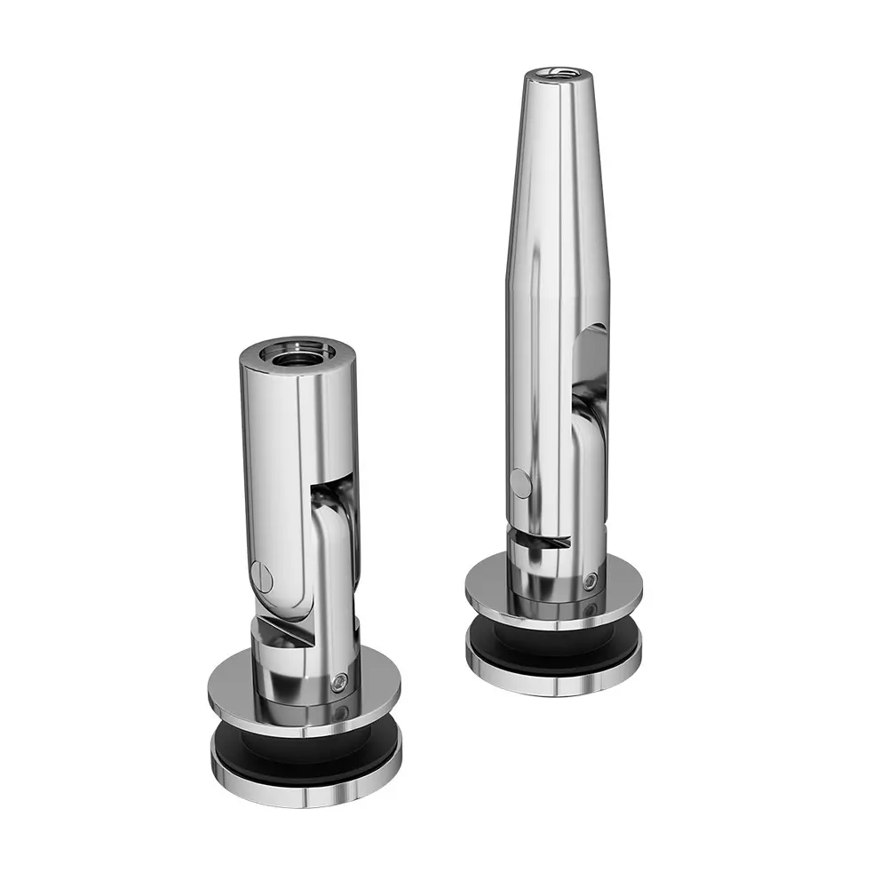 AIDO XL-C 9144 Single Point Canopy Glass to Wall with accessories