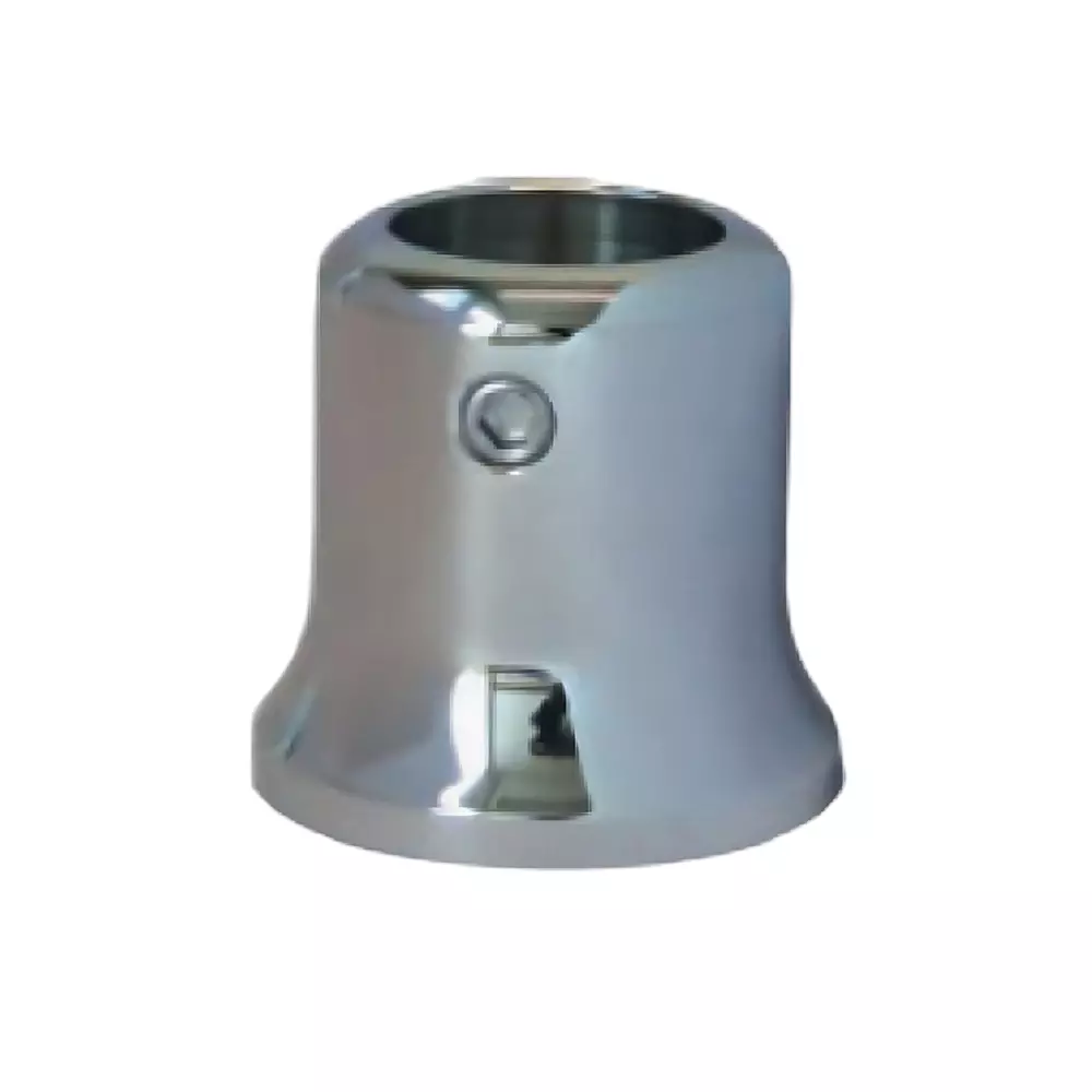 Ebco SS 304 Wall to Tube Connector Polished SS Finish and Size 19 mm for Shower Fittings, BSC-119-PS