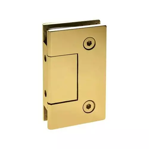 OZONE Wall to Glass Bracket High-Quality Metal Gold G-PVD Finish, OSSH-55-ED STD GOLD G-PVD