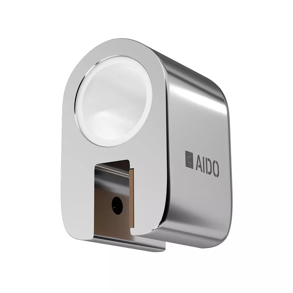 AIDO XL-C 5020A Polished Chrome Support Bar Glass Clamp