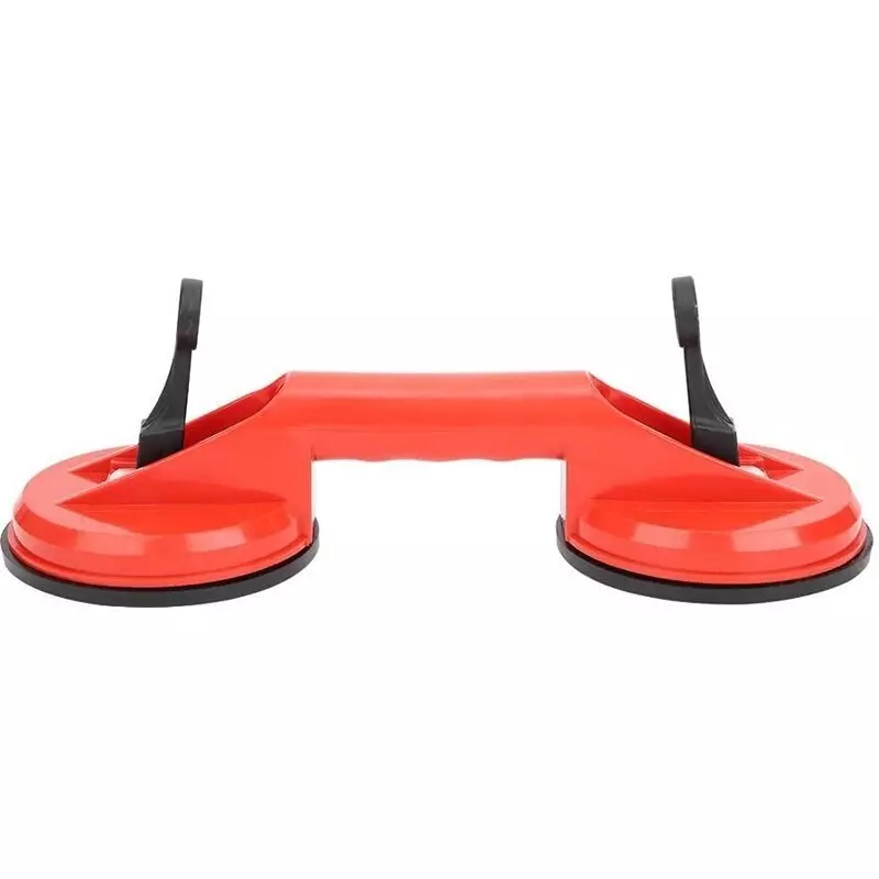 Flamingo Glass Carrying Handle/Lifter Puller 2 Cups 32.5 cm Plastic Red