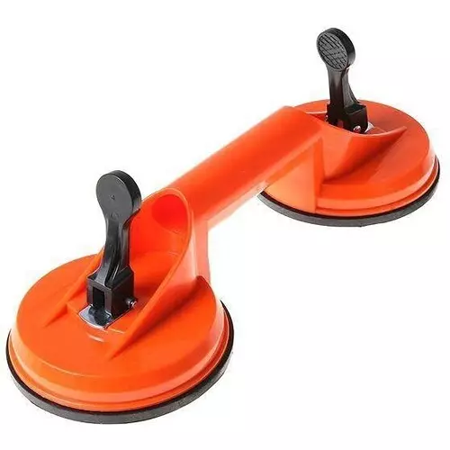 Flamingo Glass Carrying Handle/Lifter Puller 2 Cups 30 cm Iron Red