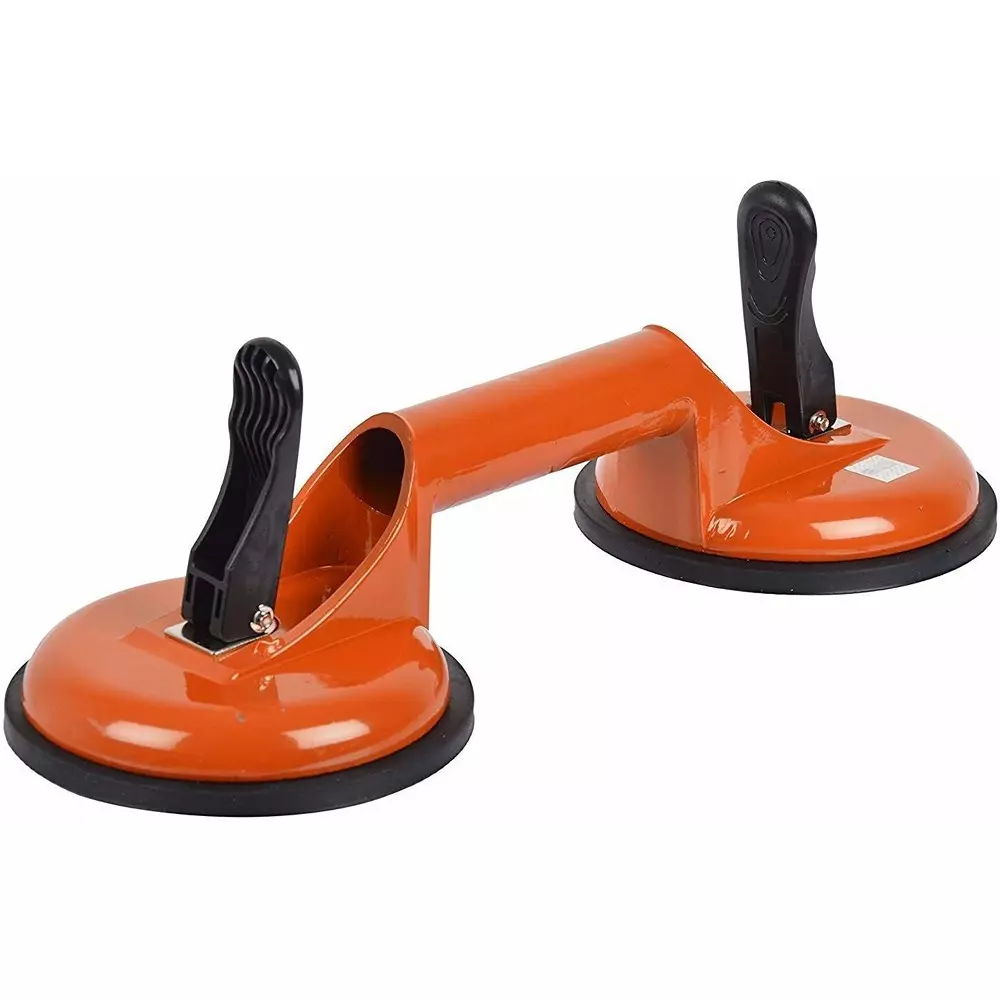 Flamingo Glass Carrying Handle/Lifter Puller 2 Cups 30 cm Iron Red