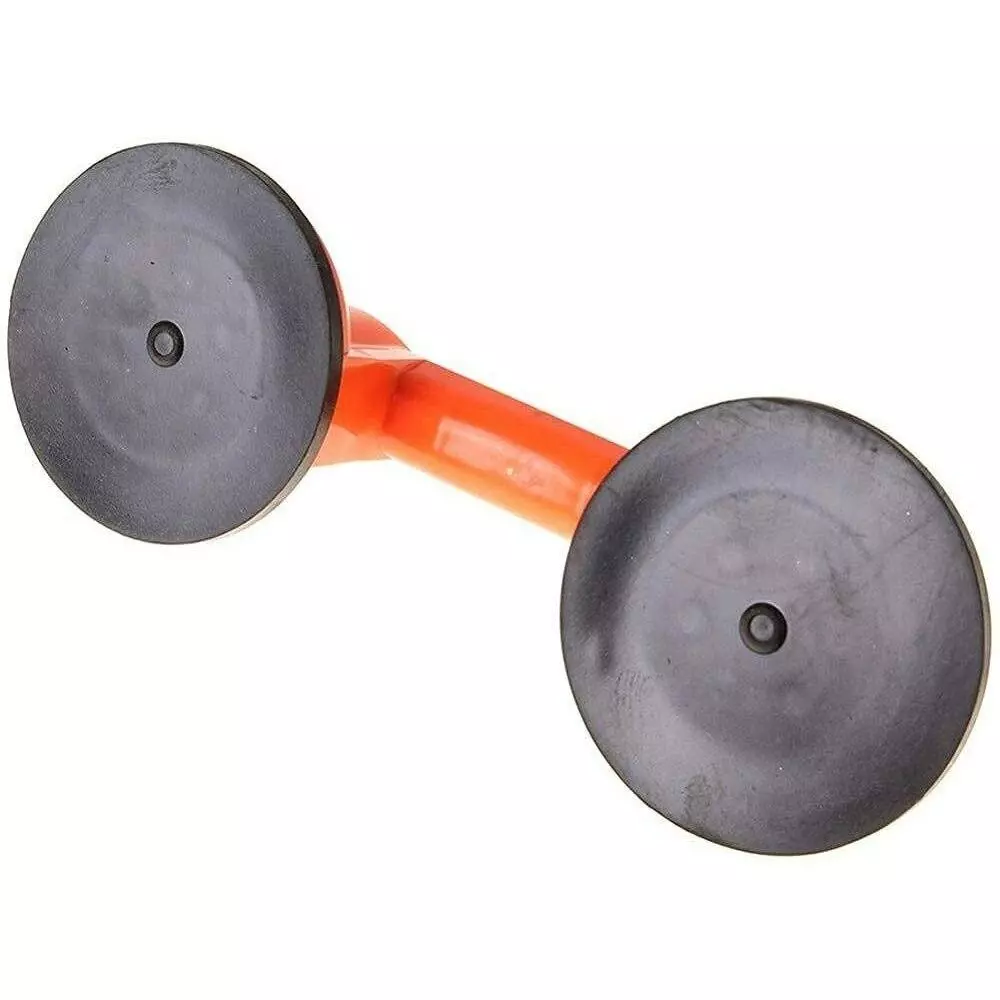 Flamingo Glass Carrying Handle/Lifter Puller 2 Cups 15 cm Aluminium, Rubber Multicolor