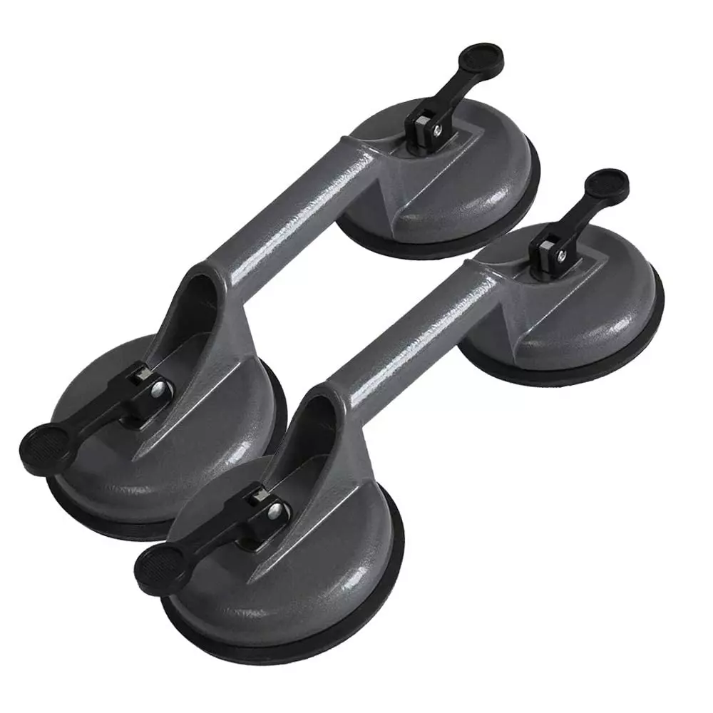 GENERIC ATOZSHOP Glass Suction Cups Heavy Duty Aluminum Vacuum Plate (Pack of 2)