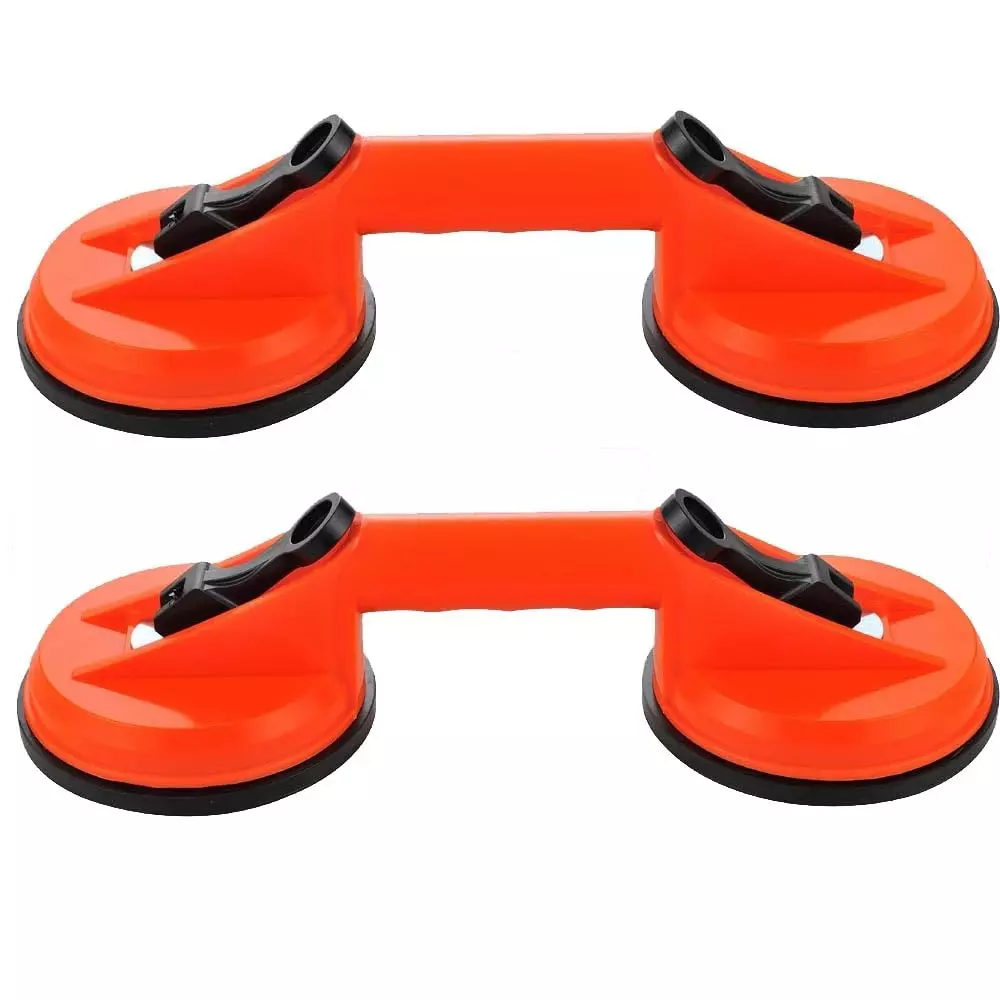 DY TOOLS Two Head Sucker Glass Lifter Plastic 10x20x5 cm HEPA Filter Lightweight (Pack of 2)