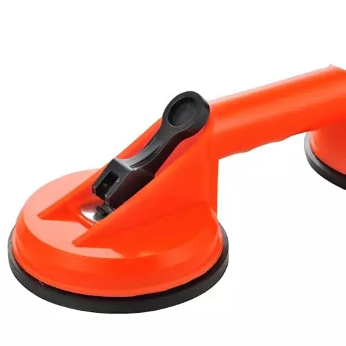 DY TOOLS Two Head Sucker Glass Lifter Plastic 10x20x5 cm HEPA Filter Lightweight (Pack of 2)