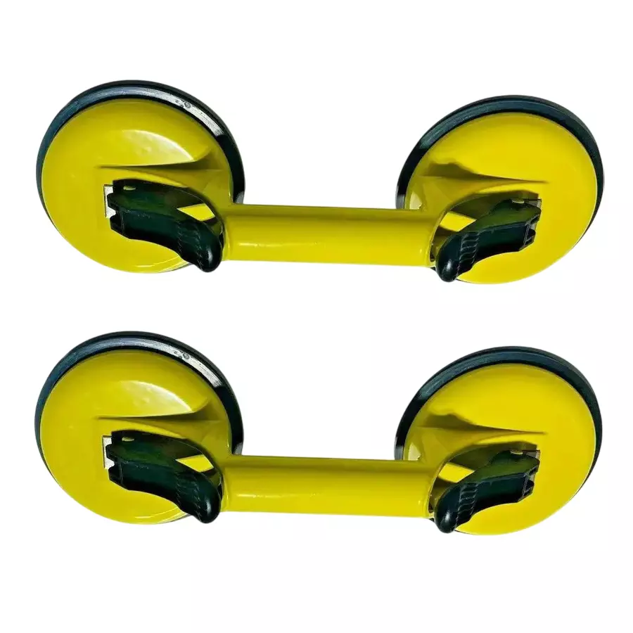 ATOZTOOLS Suction Cup Dent Remover Yellow Color Aluminium Body for Dent Pulling, Glass Lifting