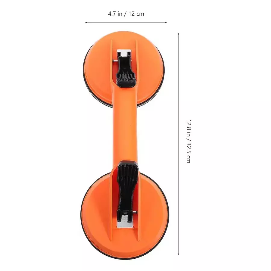 ATOZTOOLS Suction Cup Dent Remover Orange Color Plastic, Rubber Body for Dent Pulling, Glass Lifting
