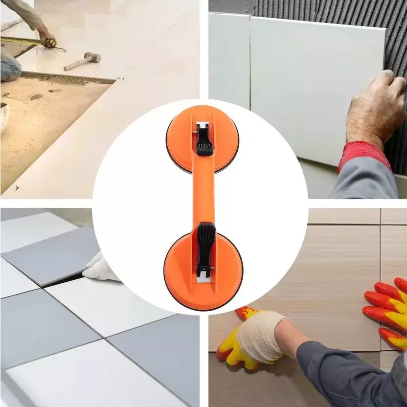 ATOZTOOLS Suction Cup Dent Remover Orange Color Plastic, Rubber Body for Dent Pulling, Glass Lifting