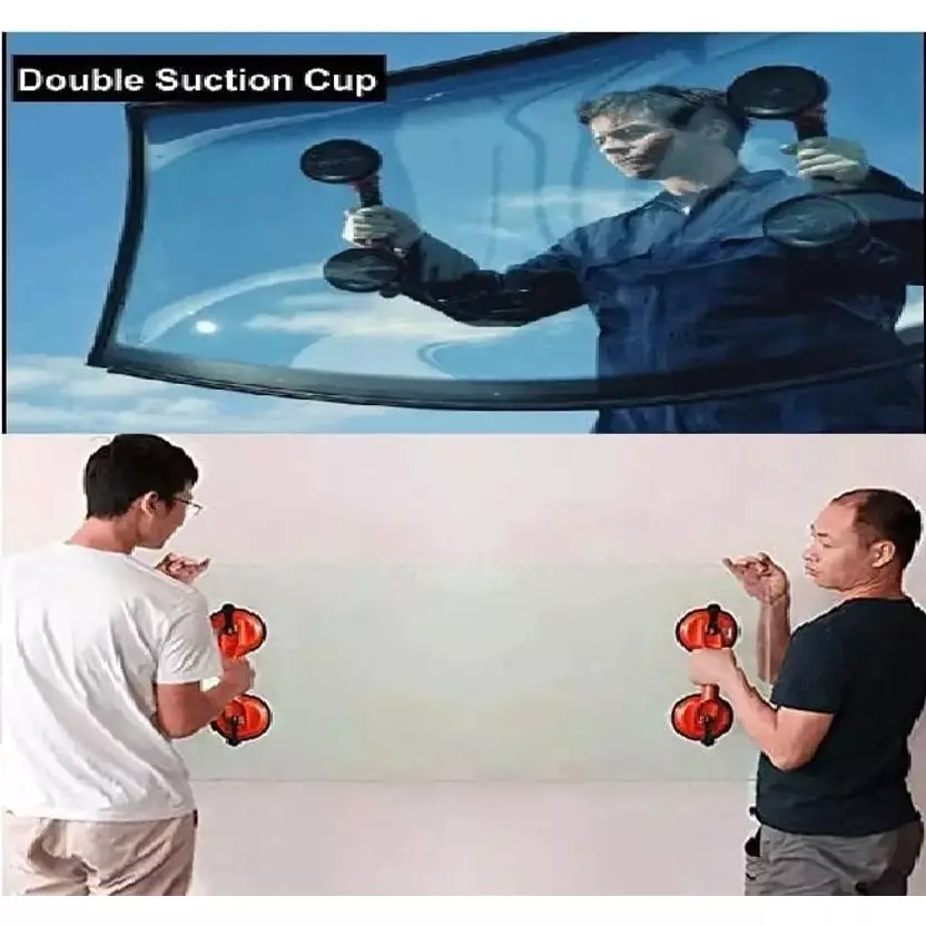 ATOZTOOLS Suction Cup Dent Remover Yellow Color Alloy Steel Body for Dent Pulling, Glass Lifting