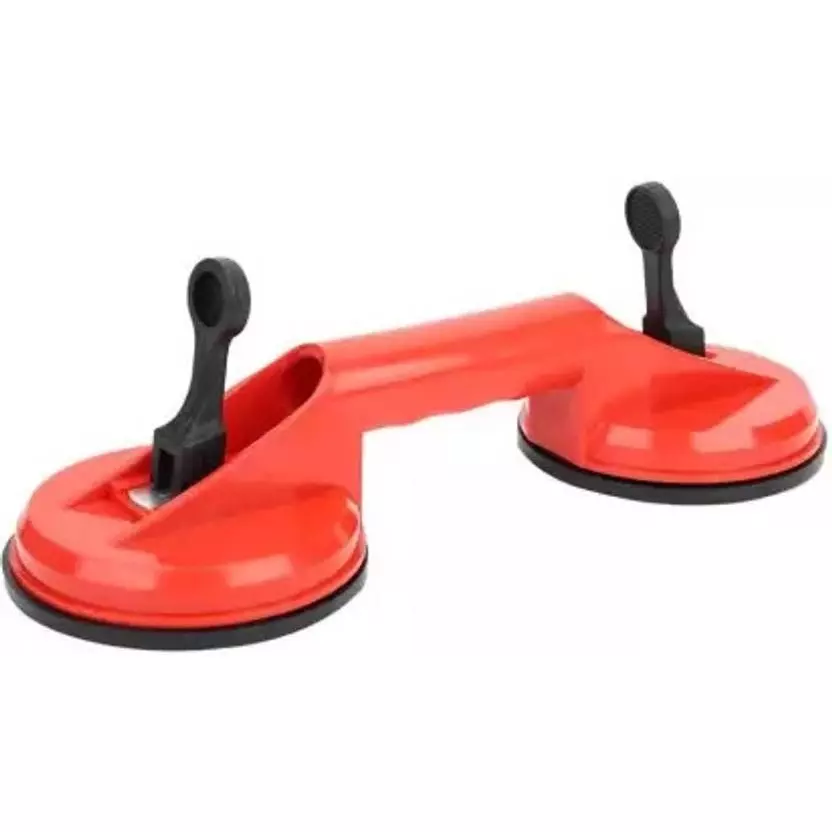 Helmik Double Suction Cup ABS Plastic 33 cm for Tiles, Glass and Stone Lifting and Moving