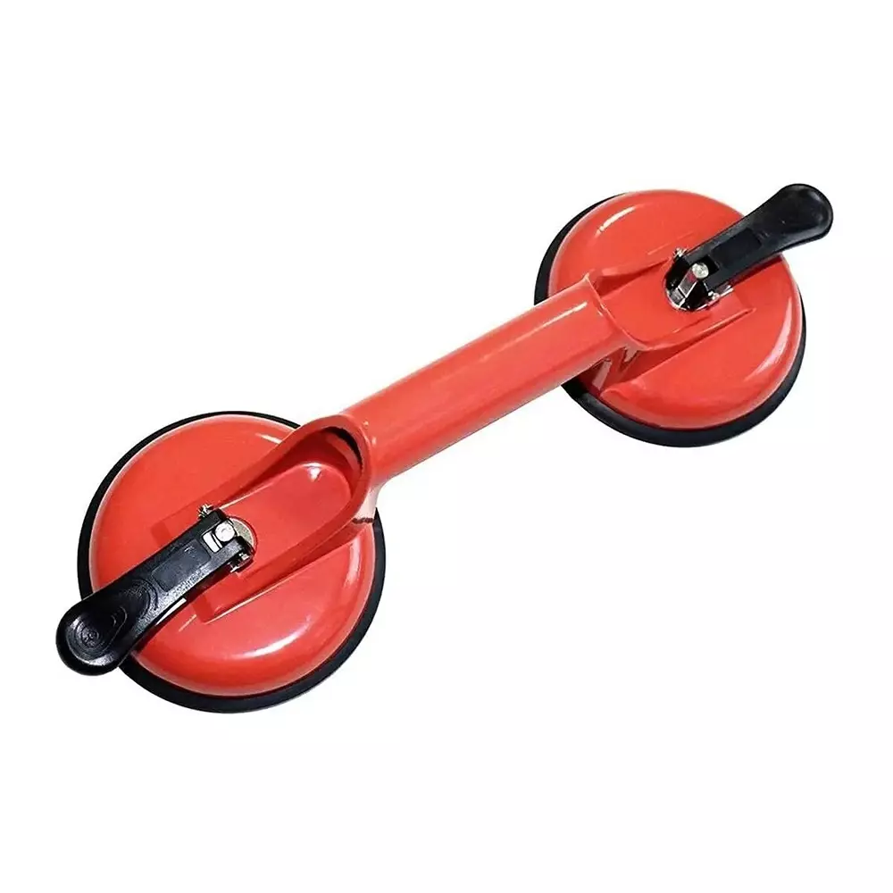 Godavari Double Head Glass Lifter 32.5 cm Plastic 60 Kg Lifting Capacity Red