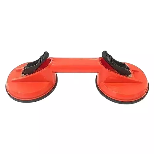Flamingo Glass Carrying Handle/Lifter Puller 2 Cups 33 cm Plastic Maroon