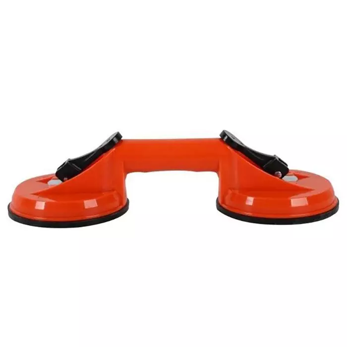 Flamingo Glass Carrying Handle/Lifter Puller 2 Cups 24 cm Plastic Red
