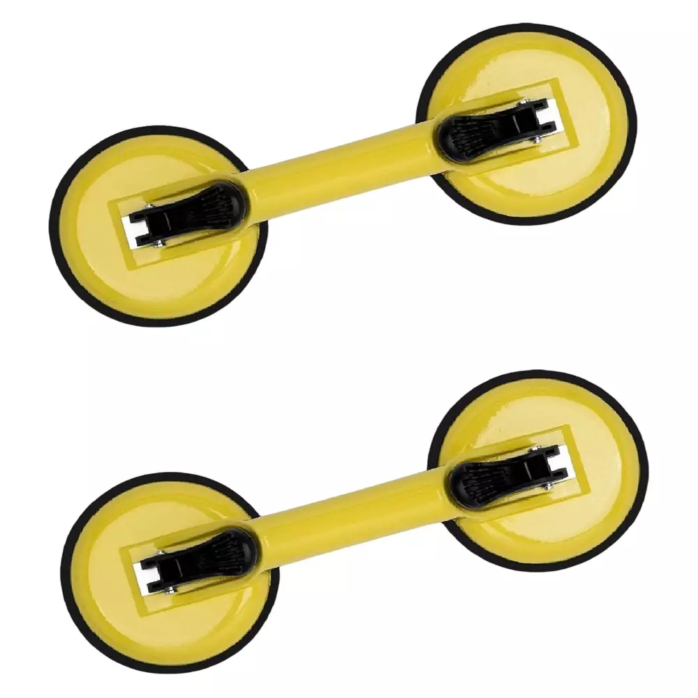 HBD SALES Heavy Duty and Work Suction Cup Double Claw Aluminium 20 cm 100 Kg Capacity (Pack of 2)