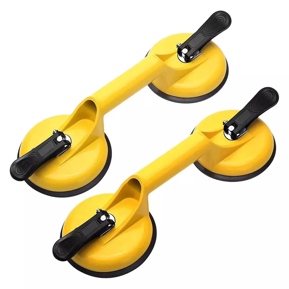 HBD SALES Suction Cup Double Claw Aluminium 20 cm 100 Kg Capacity (Pack of 2)
