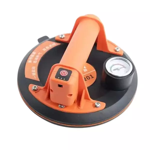 Flamingo Glass Carrying Handle/Lifter Puller 1 Cup 8 cm Aluminium, Rubber Black