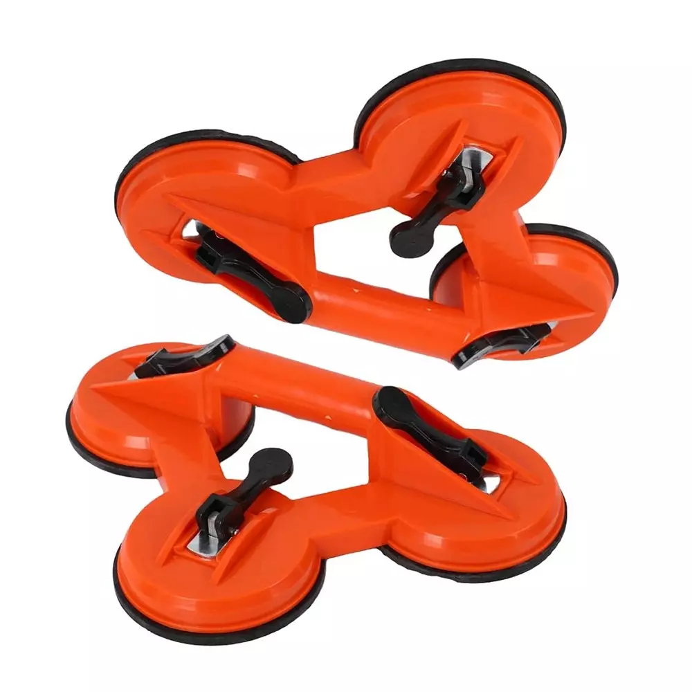 DY TOOLS Three Head Sucker Glass Lifter Plastic 12x11 cm & 32x11 cm HEPA Filter Lightweight (Pack of 2)