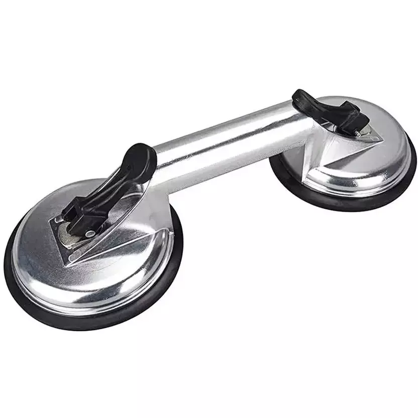 Heptik Double Jaw Suction Cup Aluminum 30 cm for Tiles, Glass and Stone Lifting and Moving