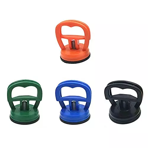 ATOZSHOP11 Car Dent Repair Suction Cup Kit Assorted Heavy-Duty Rubber with Plastic Handle (Set of 4 Pcs)