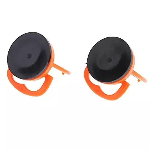 ATOZSHOP11 Screen Glass Suction Tool 55 mm (2.17 inch) Sup Dia. ABS & Rubber Orange (Pack of 2 Pcs)