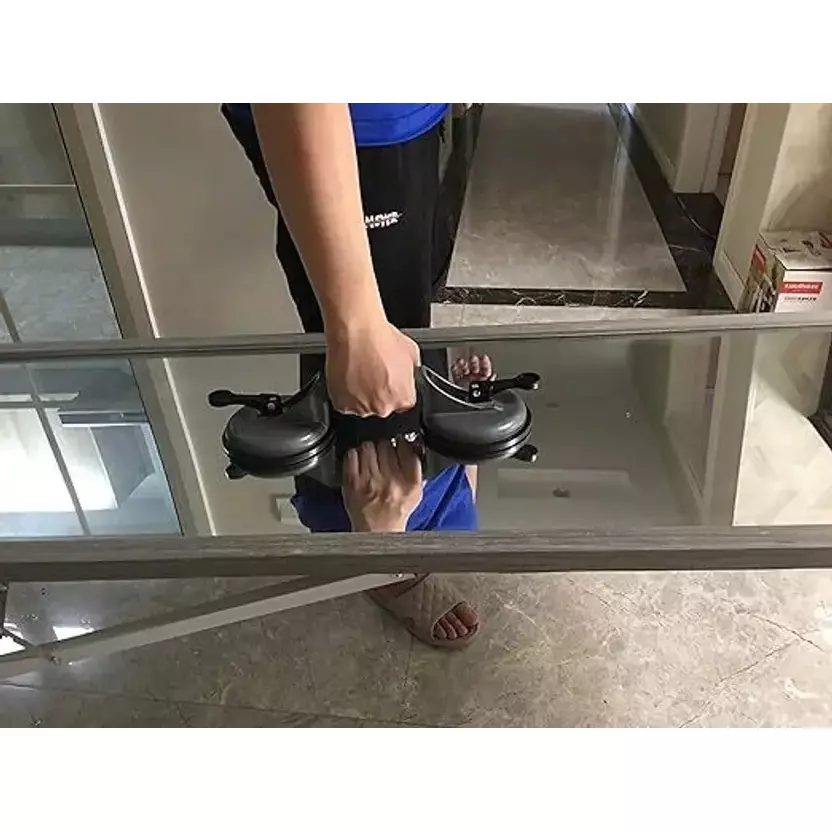 ATOZTOOLS Suction Cup Dent Remover Grey Color Alloy Steel Body for Dent Pulling, Glass Lifting (Pack of 2)