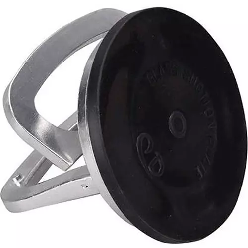 Flamingo Glass Carrying Handle/Lifter Puller 1 Cup 20 cm Aluminium, Rubber Silver