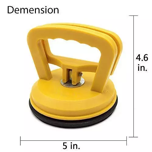ATOZSHOP11 Single Plate Suction Cup Vacuum Glass Lifter & Dent Repair Puller Tool Aluminum Alloy 12 cm (4.72 inch)