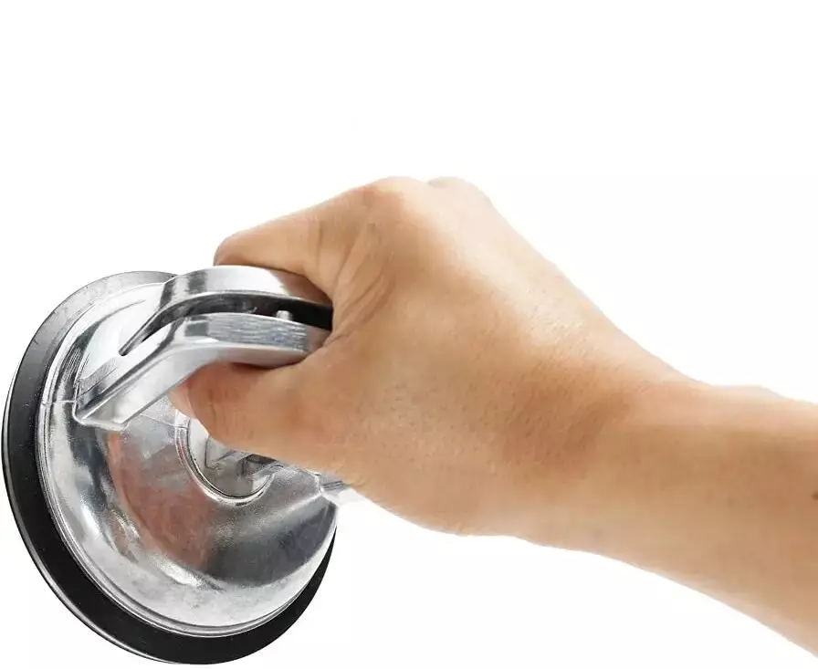 Godavari Single Plate Glass Lifter 10 cm Aluminium 50 Kg Lifting Capacity Sliver