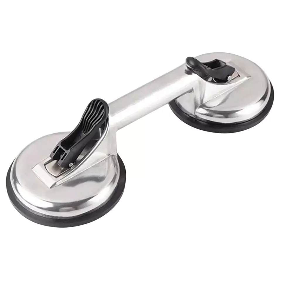 Godavari Suction Cup Lever Tool 32 cm Aluminium 100 Kg Lifting Capacity Sliver