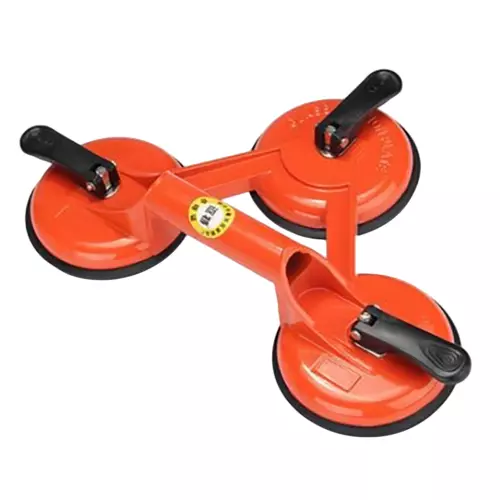Generic Heavy Duty 145 Kg 3 Suction Cup Triple Pad Sucker Plate Glass Lifter Carrier Tool