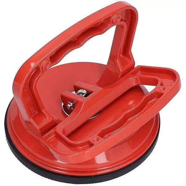 Flamingo Glass Carrying Handle/Lifter Puller 1 Cup 15 cm Aluminium, Rubber Multicolor