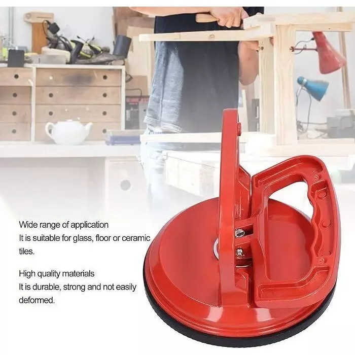 Flamingo Glass Carrying Handle/Lifter Puller 1 Cup 15 cm Aluminium, Rubber Multicolor