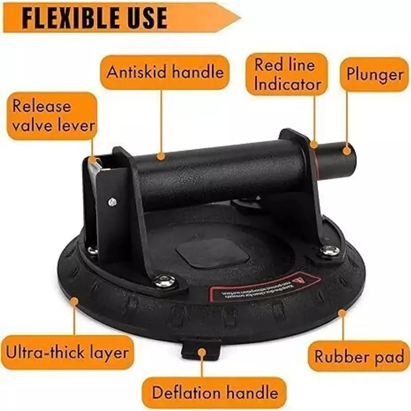 ARUDIP 1 Suction Cup Dent Remover Black