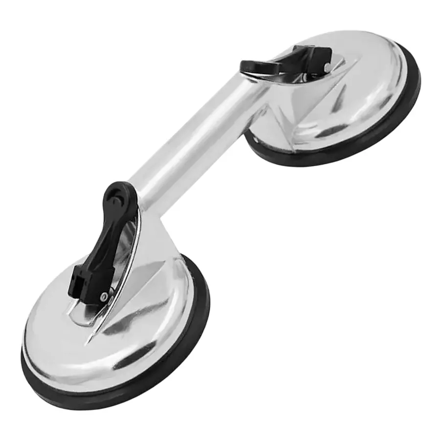 ATOZTOOLS Suction Cup Dent Remover Silver Color Alloy Steel Body for Dent Pulling, Glass Lifting