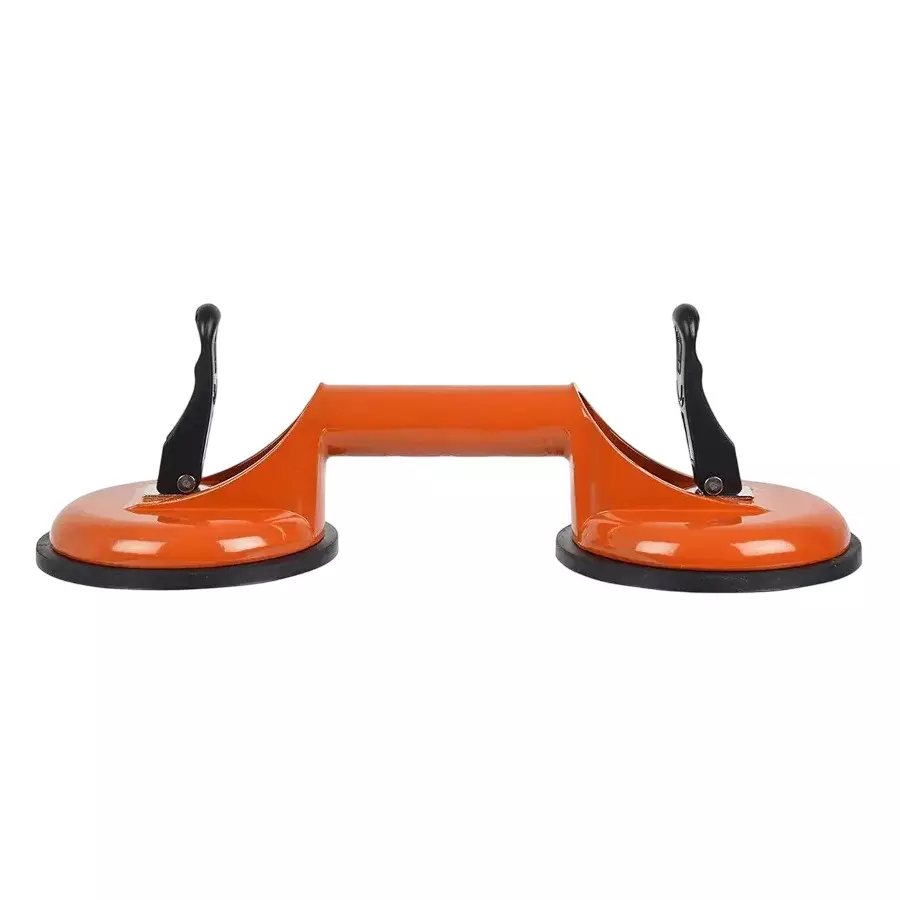 Sauran Vacuum Lifter Suction Cup Red 30 cm Length Iron Hand Grip for Home & Professional Use,