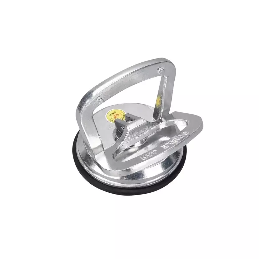 GENERIC Glass Suction Cup Silver 20 cm Length Aluminium Hand Grip for Home & Professional Use,