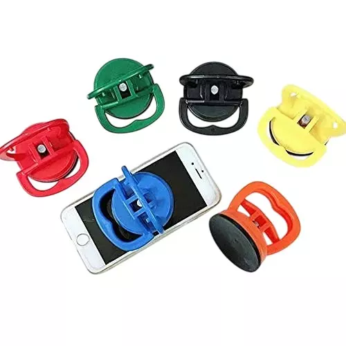 ATOZSHOP11 Single Suction Cup Glass Lifter ABS & Rubber Assorted with 60 mm (2.2 inch) Cup Dia. (Set of 5 Pcs)