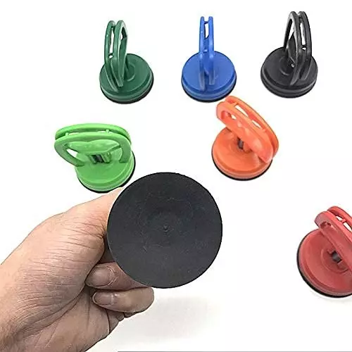 ATOZSHOP11 Single Suction Cup Glass Lifter ABS & Rubber Assorted with 60 mm (2.2 inch) Cup Dia. (Set of 5 Pcs)