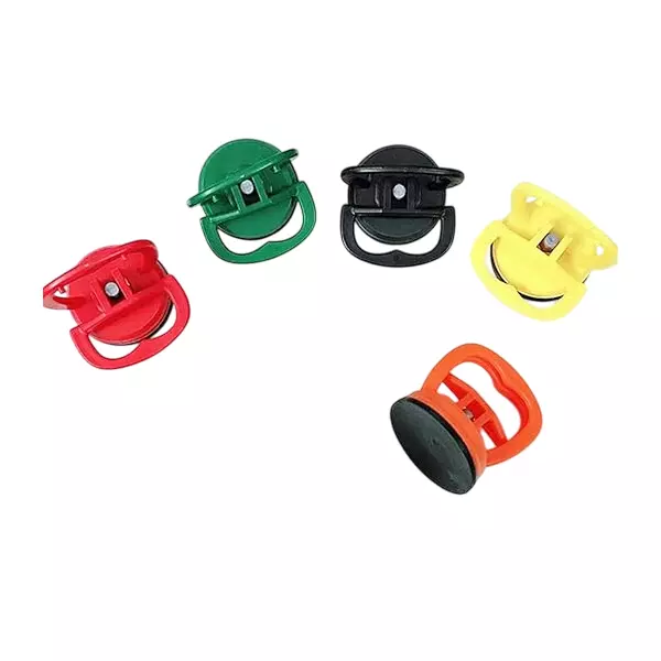 ATOZSHOP11 Single Suction Cup Glass Lifter ABS & Rubber Assorted with 60 mm (2.2 inch) Cup Dia. (Set of 5 Pcs)