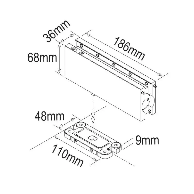ozone-self-closing-patch-fitting-up-to-100-kg-weight-capacity-tan-brass-finish-ocfh-100-std-tan-brass