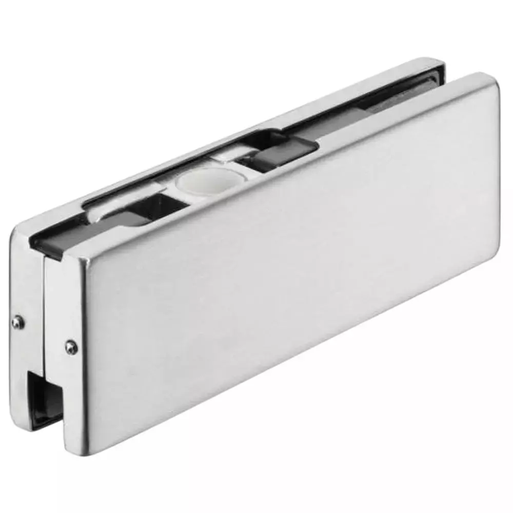 Hettich Top Patch HGF 200 Stainless Steel Finish 304 Satin Finish 8-12 mm Glass Thickness, 9228266
