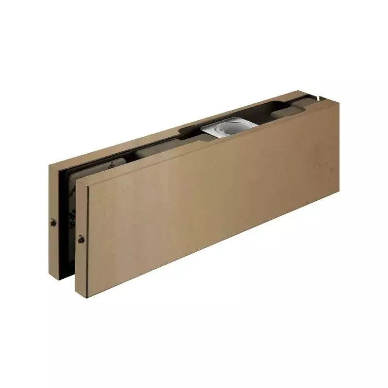 OZONE Top Patch Aluminium Alloy Base High Grade SS 202 Cover Tan Brass Finish, OPF-2E STD TAN BRASS